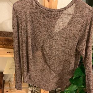 knit long sleeve sweater